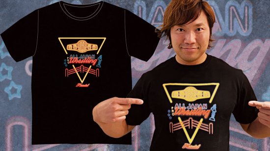 HAOMING×全日本プロレス ネオンTシャツ - 全日本プロレス公式