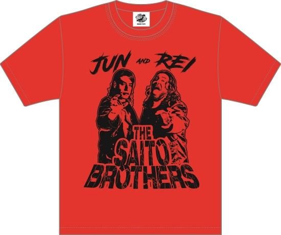 SAITO BROTHERS Tシャツ レッド - 全日本プロレス公式オンライン