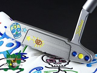 <img class='new_mark_img1' src='https://img.shop-pro.jp/img/new/icons55.gif' style='border:none;display:inline;margin:0px;padding:0px;width:auto;' />Scotty Cameron Custom 2018 Newport2 Funky! Skull Mexican Blue Limited