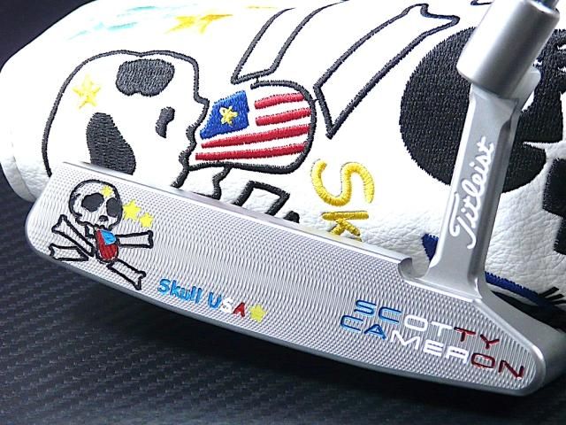 スコッティキャメロン★Newport2 スカルパニックUSA★DGSカスタム34 スコッティキャメロン カスタムパター PGAツアー専門店 Cameron