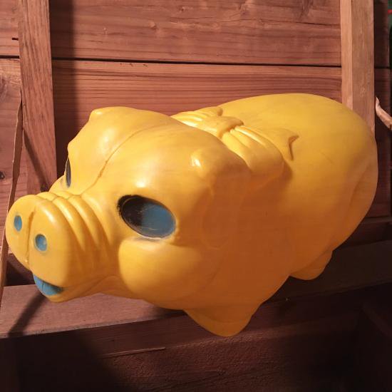 A.J Renzi Plastic Piggy Bank /ブタ 貯金箱 60s - TOYS & JUNKS HAKIDAME