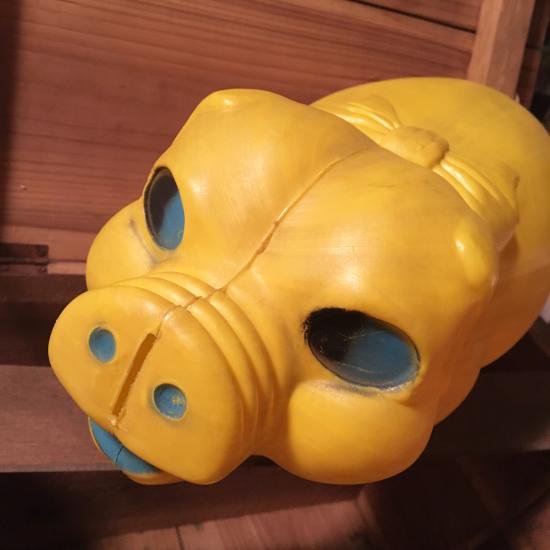 A.J Renzi Plastic Piggy Bank /ブタ 貯金箱 60s - TOYS & JUNKS HAKIDAME