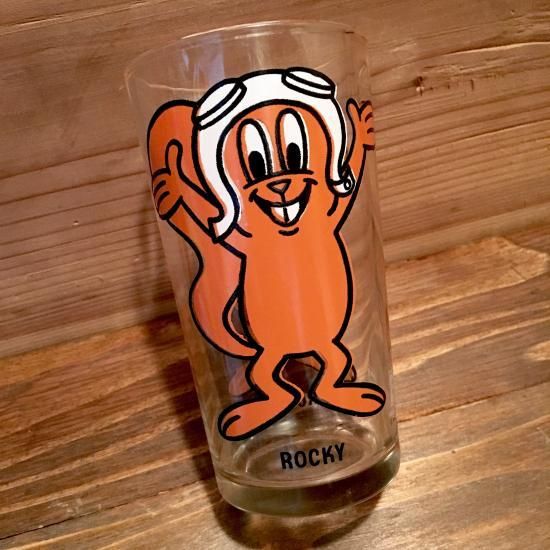 Rocky And Bullwinkle 70 S Glass A ペプシ グラス Toys Junks Hakidame