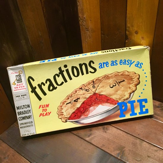 Fractions are as easy as PIE / ボードゲーム - TOYS & JUNKS HAKIDAME