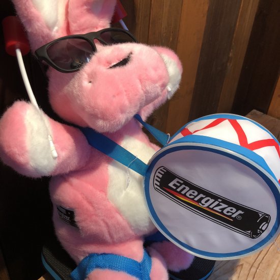 Stuffed store energizer bunny