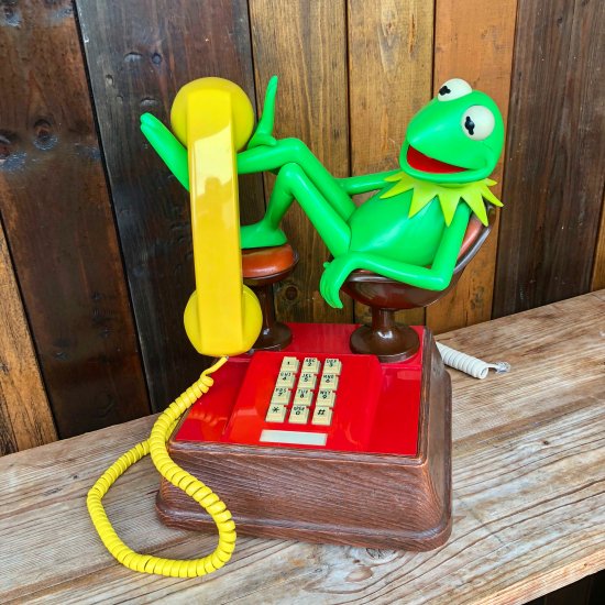 80s Kermit Phone / カーミット 電話 - TOYS & JUNKS HAKIDAME