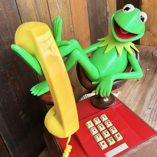 80s Kermit Phone / カーミット 電話 - TOYS & JUNKS HAKIDAME