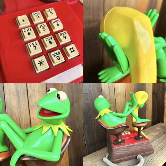 80s Kermit Phone / カーミット 電話 - TOYS & JUNKS HAKIDAME