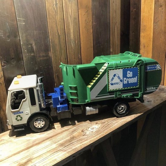 Go Green Garbage Truck ゴミ収集車 清掃車 Toys Junks Hakidame