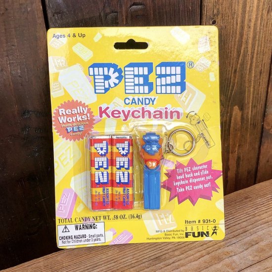 PEZ Keychain (B) / ペッツ キーチェーン - TOYS & JUNKS HAKIDAME
