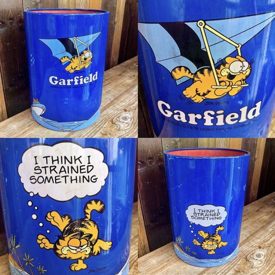 Garfield Trash Can / ガーフィールド - TOYS & JUNKS HAKIDAME