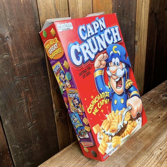 Cap'n Crunch Cereal Box (1) / シリアル キャプテンクランチ - TOYS