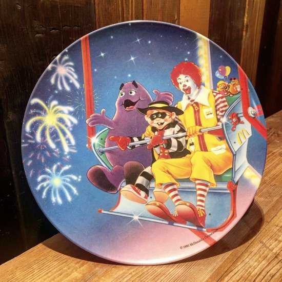 McDonald's Plates (4) / マクドナルド - TOYS & JUNKS HAKIDAME