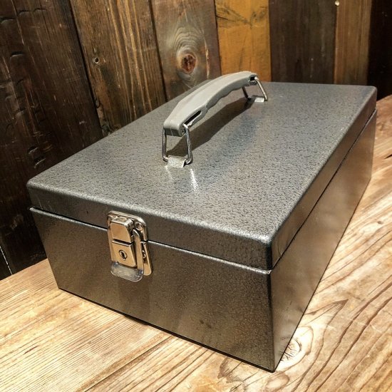 Vintage Steel Cash Box / スチール キャッシュボックス - TOYS