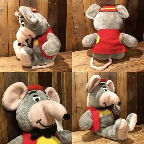 Chuck E Cheese Large Plush / チャッキーチーズ - TOYS & JUNKS