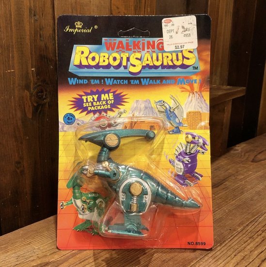 Walking Robot Saurus (B) / ロボットザウルス - TOYS & JUNKS HAKIDAME