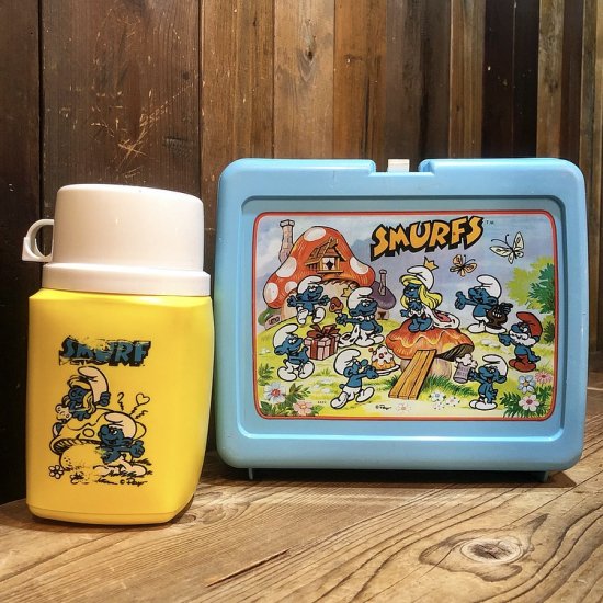 Smurf Lunchbox (B) / スマーフ ランチボックス - TOYS & JUNKS HAKIDAME