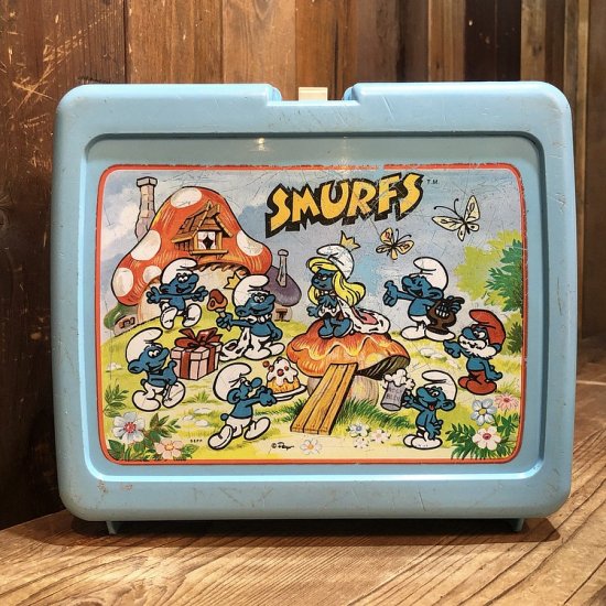 Smurf Lunchbox (C) / スマーフ ランチボックス - TOYS & JUNKS HAKIDAME