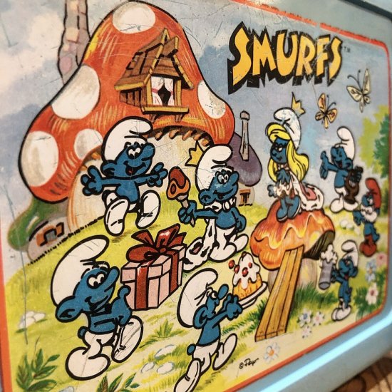 Smurf Lunchbox (C) / スマーフ ランチボックス - TOYS & JUNKS HAKIDAME