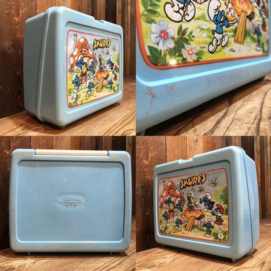 Smurf Lunchbox (C) / スマーフ ランチボックス - TOYS & JUNKS HAKIDAME