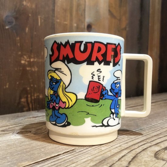 Smurf Plastic Mugcup / スマーフ コップ - TOYS & JUNKS HAKIDAME