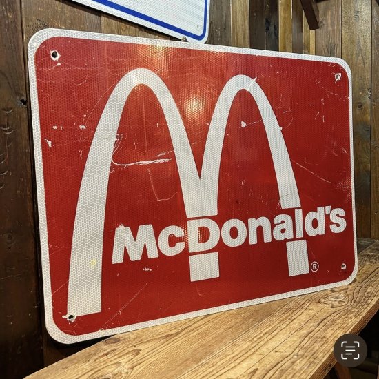 McDonald's Metal Sign / マクドナルド - TOYS & JUNKS HAKIDAME