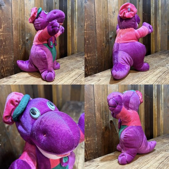 Barney KO Plush / バーニー ダイナソー - TOYS & JUNKS HAKIDAME