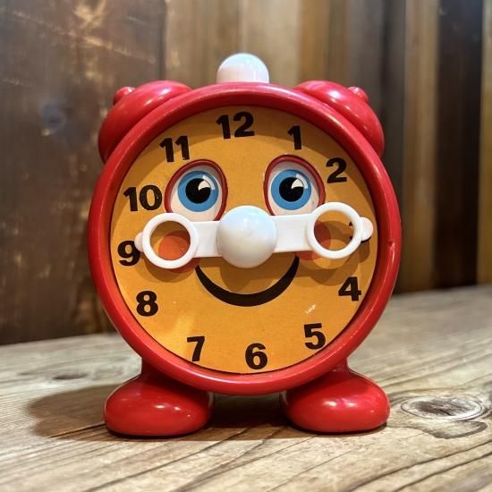 80's Plastic Clock Toy (A) / 時計 - TOYS & JUNKS HAKIDAME