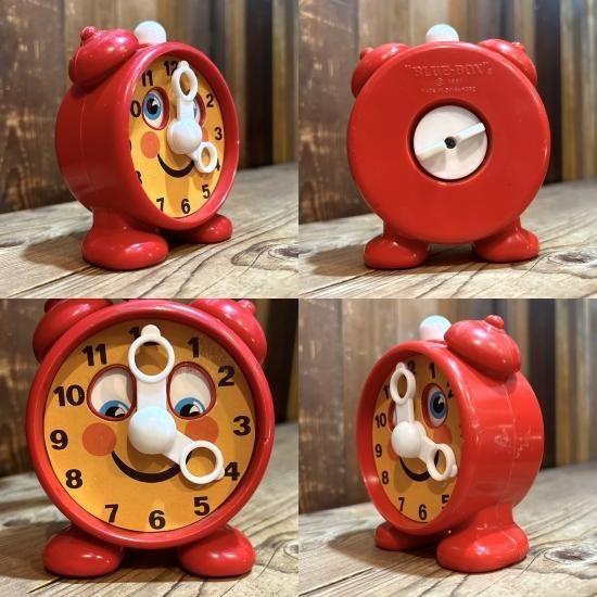 80's Plastic Clock Toy (A) / 時計 - TOYS & JUNKS HAKIDAME