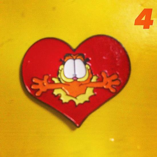 Garfield plns 4 / ガーフィールド ピンバッジ - TOYS & JUNKS HAKIDAME