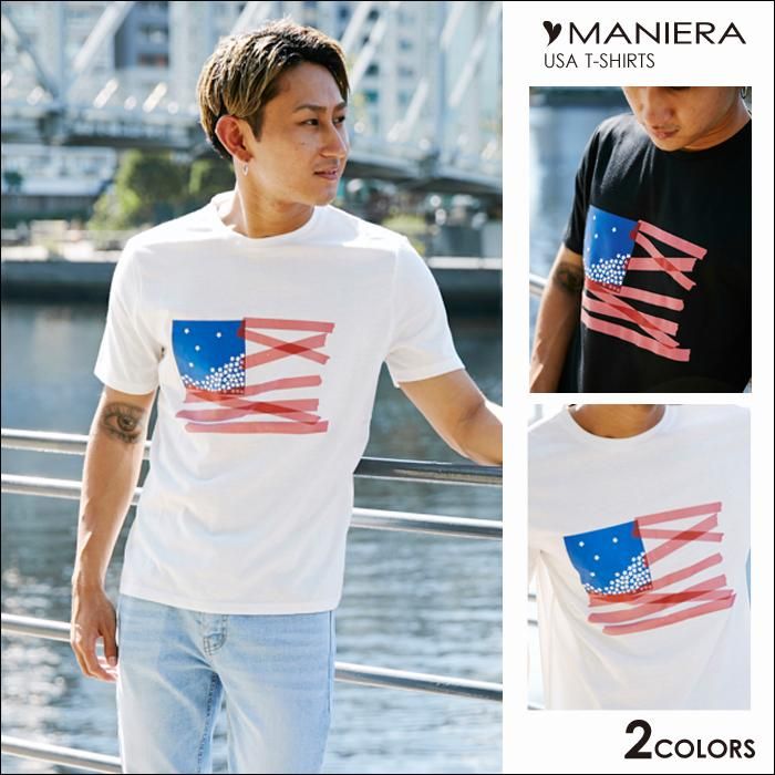 Maniera 再値下 Sale50 Off Usa Tシャツ 全2色 Maniera Official Webshop