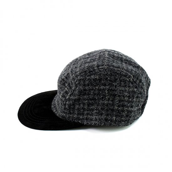 Hender Scheme エンダースキーマ tweed jet cap black/gray - katarino