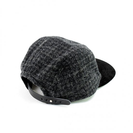 Hender Scheme エンダースキーマ tweed jet cap black/gray - katarino