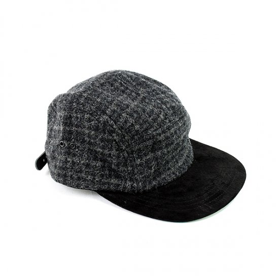 Hender Scheme エンダースキーマ tweed jet cap black/gray - katarino