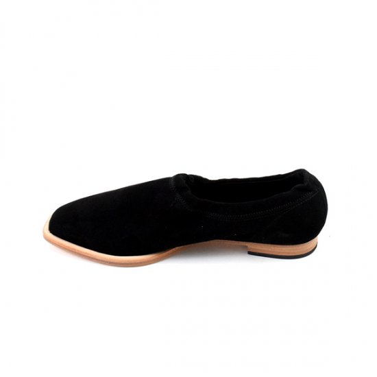 送料無料】Hender Scheme エンダースキーマ square ballet suede BLACK