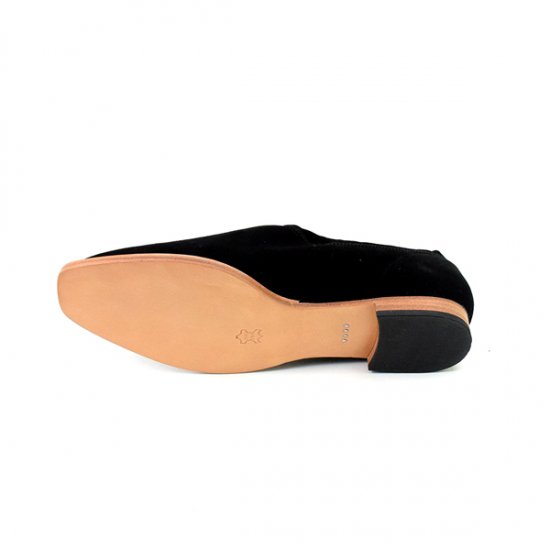 送料無料】Hender Scheme エンダースキーマ square ballet suede BLACK