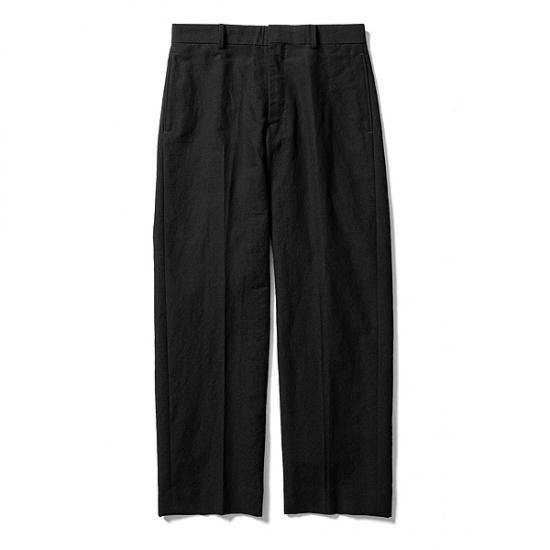 Sasquatchfabrix サスクワッチファブリクス Straight Silhouette Slacks Black ストレート シルエットスラックス ブラック Katarino
