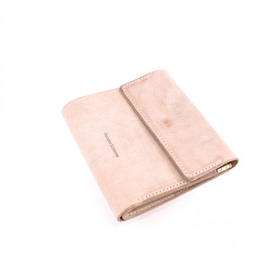 極美品】エンダースキーマ 折り財布 三折り clasp wallet ブラウン財布