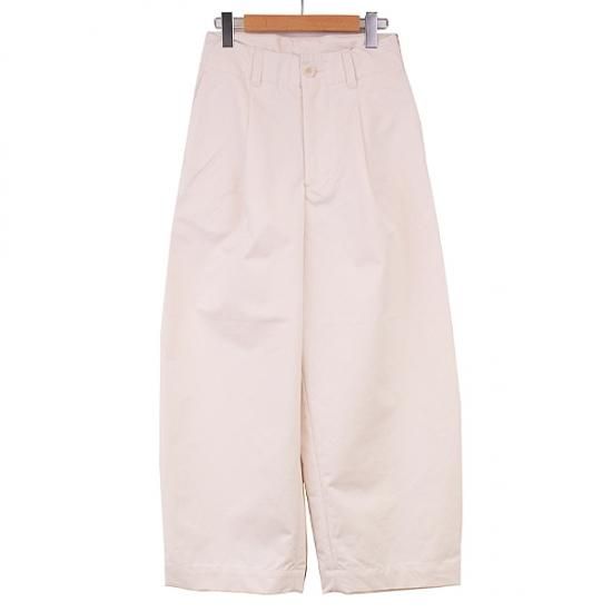 【送料無料】ASEEDONCLOUD アシードンクラウド Handwerker HW wide trousers offwhite ワイドパンツ  再入荷 - katarino