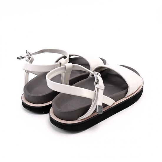 【送料無料】_Fot フォート volume sandals ivory gray - katarino