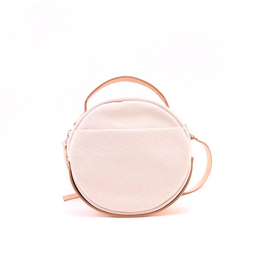 送料無料】_Fot フォート canvas bag circle_shoulder ivory natural