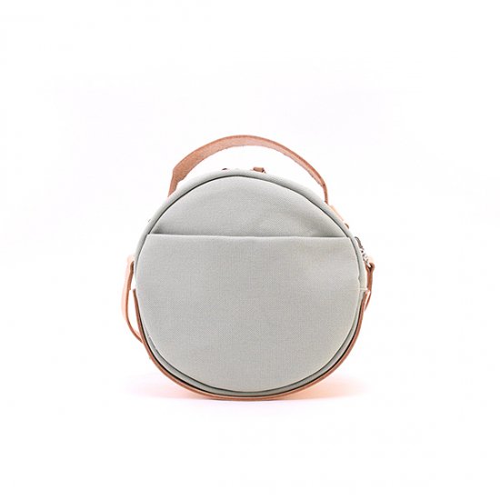 送料無料】_Fot フォート canvas bag circle_shoulder sage natural