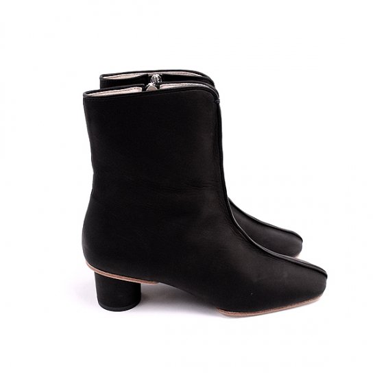 送料無料】 _Fot フォート heel soft boots black ヒール ソフトブーツ