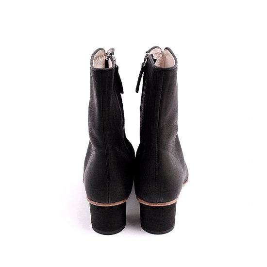 送料無料】 _Fot フォート heel soft boots black ヒール ソフトブーツ