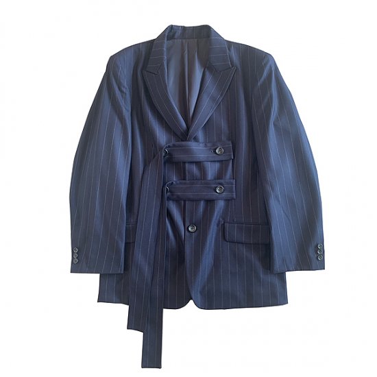 SALE 50% OFF】【送料無料】 UJOH M783-J51-102 W Belted 3BS Navy