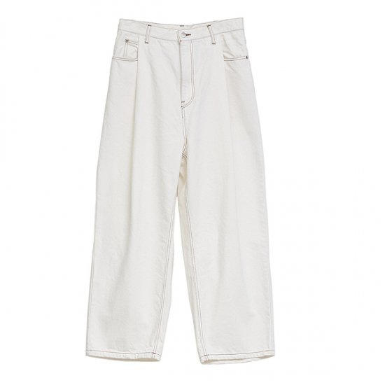 2021AW 「COTTON DENIM TUCK PANTSデニムタックパンツ