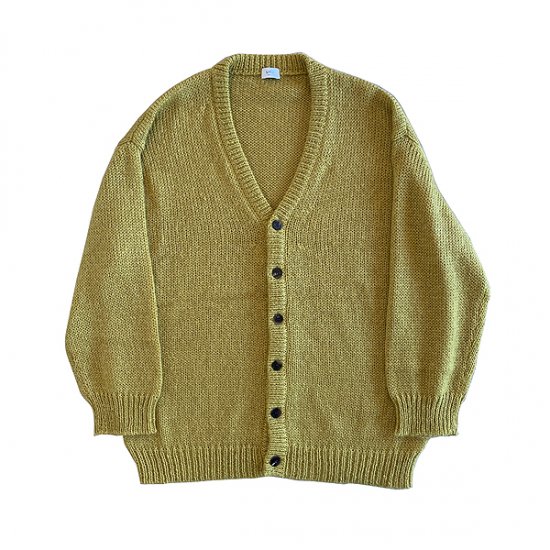 送料無料 Uru ウル 21fuk06 Wool Mohair Cardigan Yellow 21aw ウールモヘアカーディガン メンズ レディース Katarino