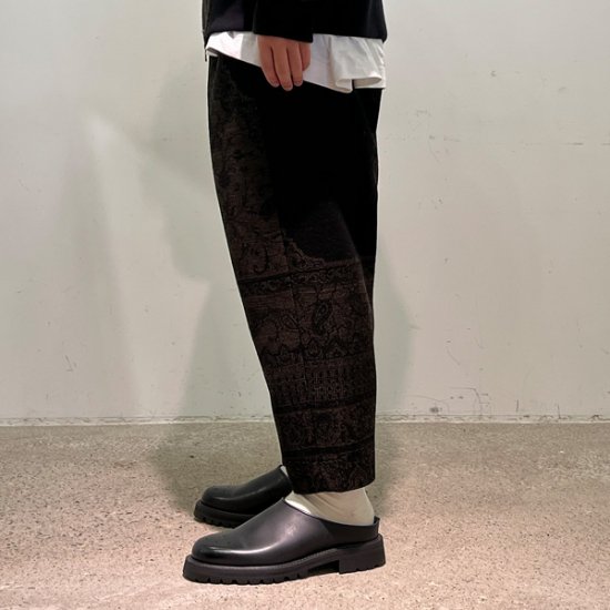 送料無料】 YANTOR ヤントル Tibetan Paisley Jacquard Himo Pants