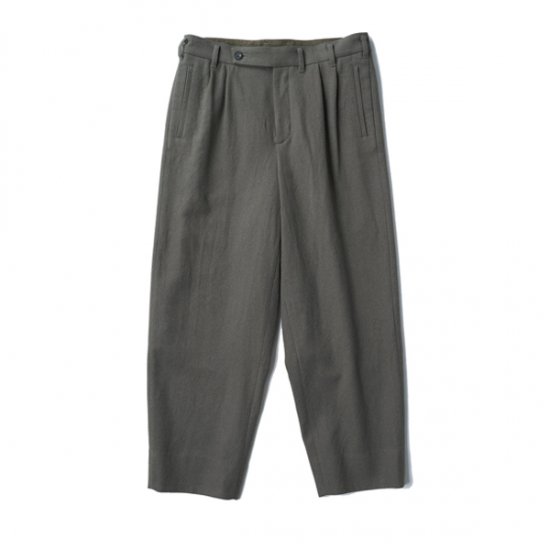 送料無料】 YANTOR ヤントル Stone Nep Slacks GRAY 21AW スラックス メンズ レディース - katarino