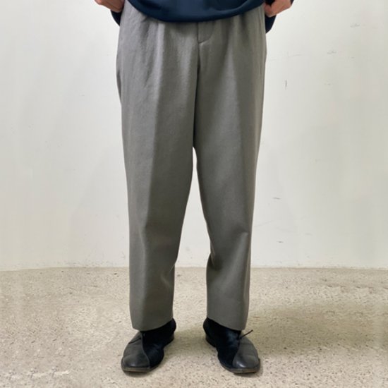 送料無料】 YANTOR ヤントル Stone Nep Slacks GRAY 21AW スラックス 